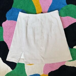 Express Cream Skirt